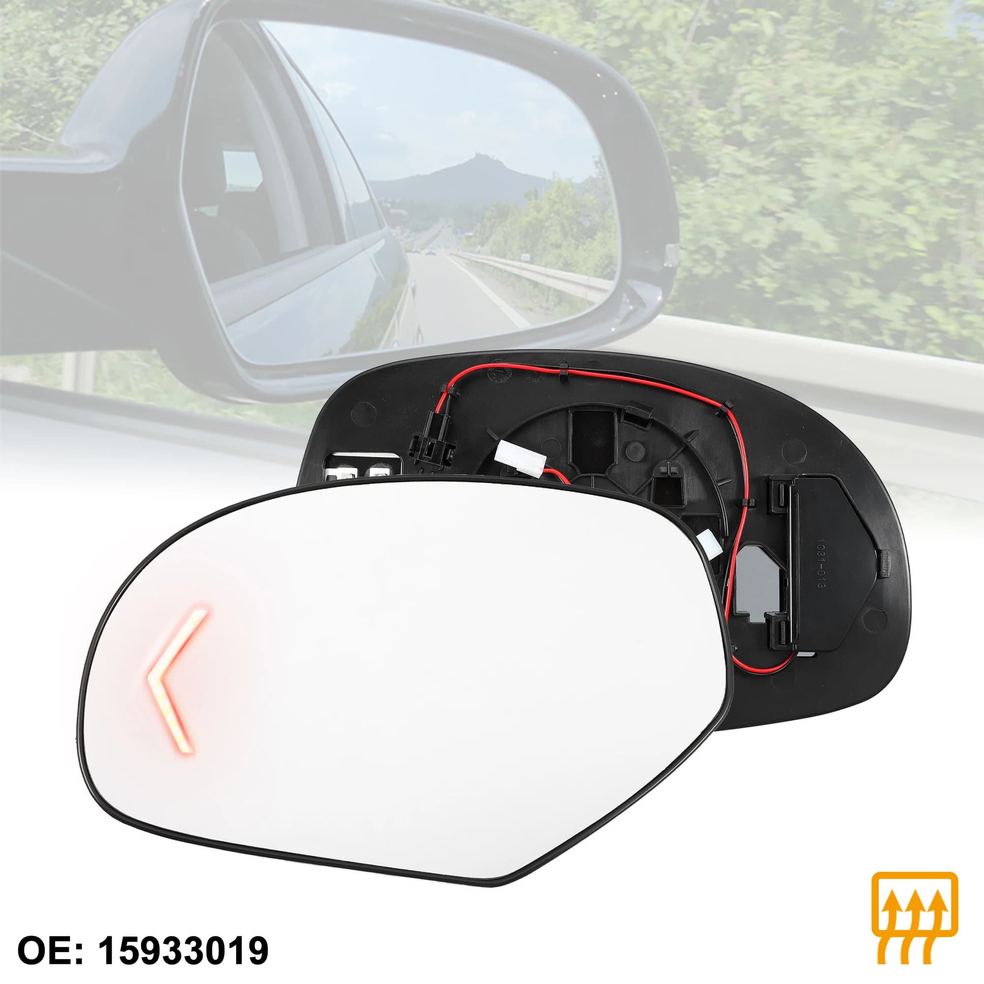 Uxcell-Rétroviseur de voiture avec plaque de support, rétroviseur métropolitain côté droit, remplace