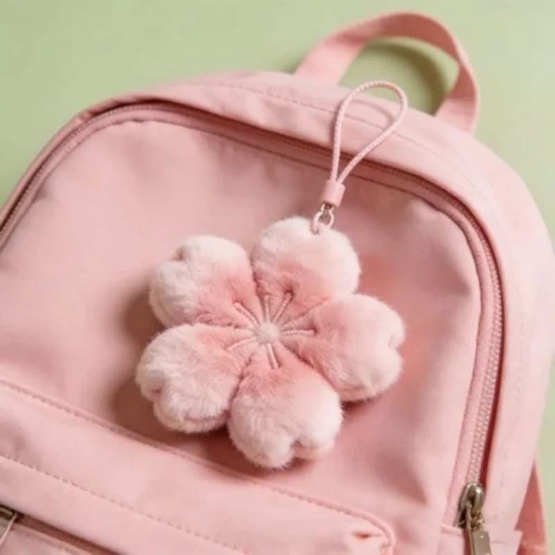 Nouvelle série Sakura 2026 : Pendentif porte-clés en peluche réconfortant, cadeau mignon pour fille,