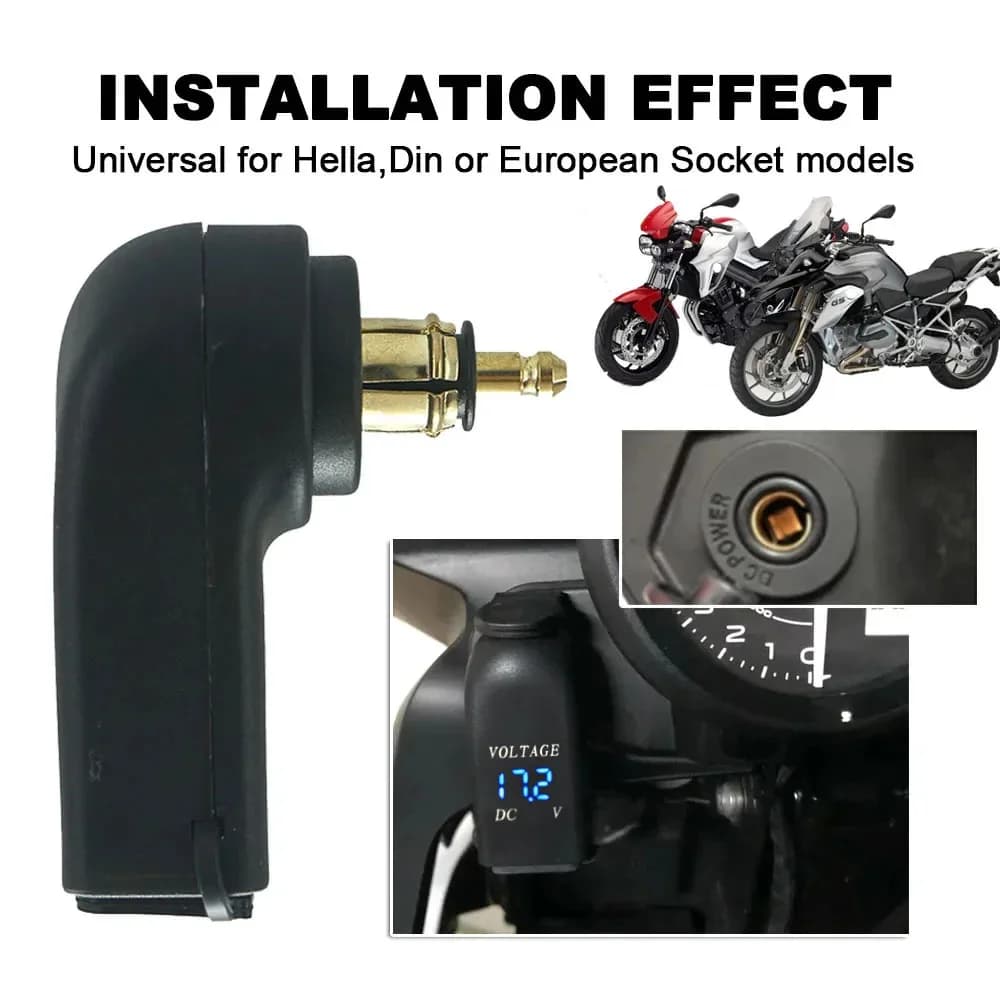 Chargeur double USB pour moto, accessoires pour BMW R1200RT R1250GS R1200GS F800ST F800R F800GS R130