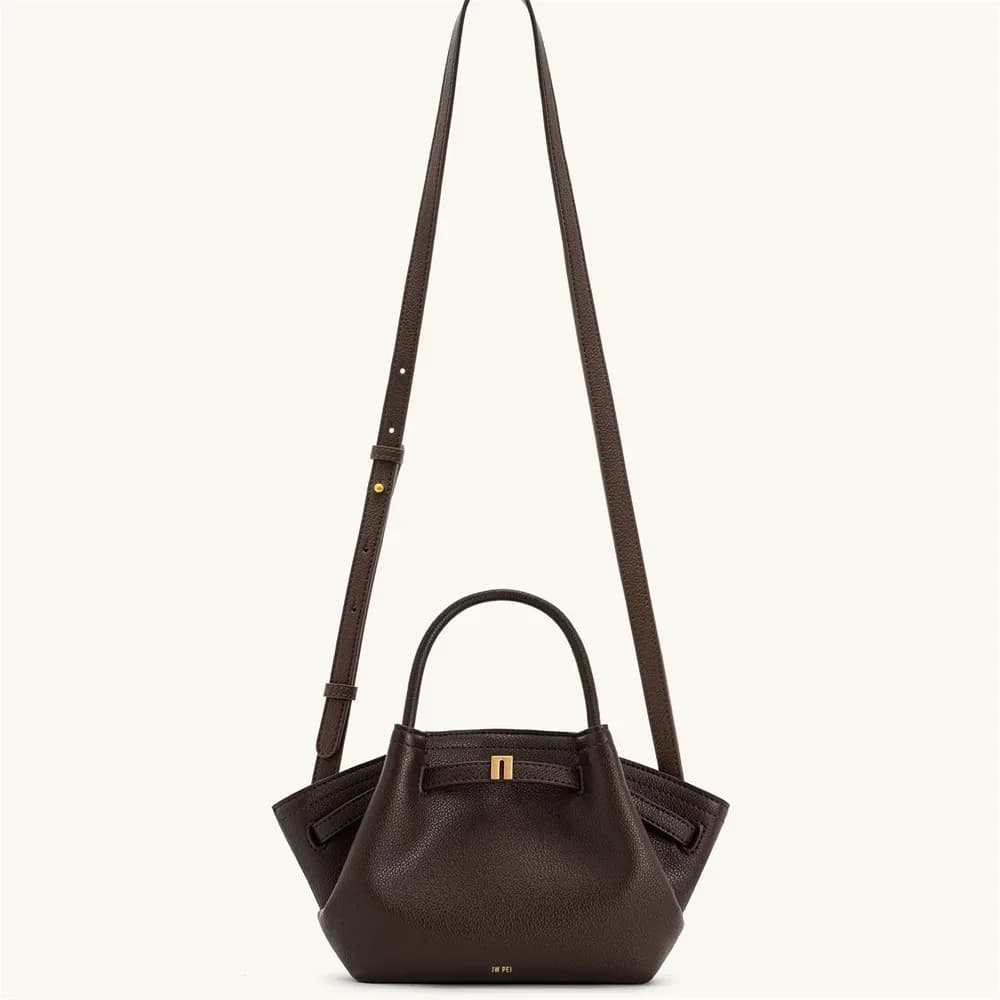 JW PEI 2026 Nouveau Sac à bandoulière pour femme, Mini sac fourre-tout en cuir végétalien de haute q