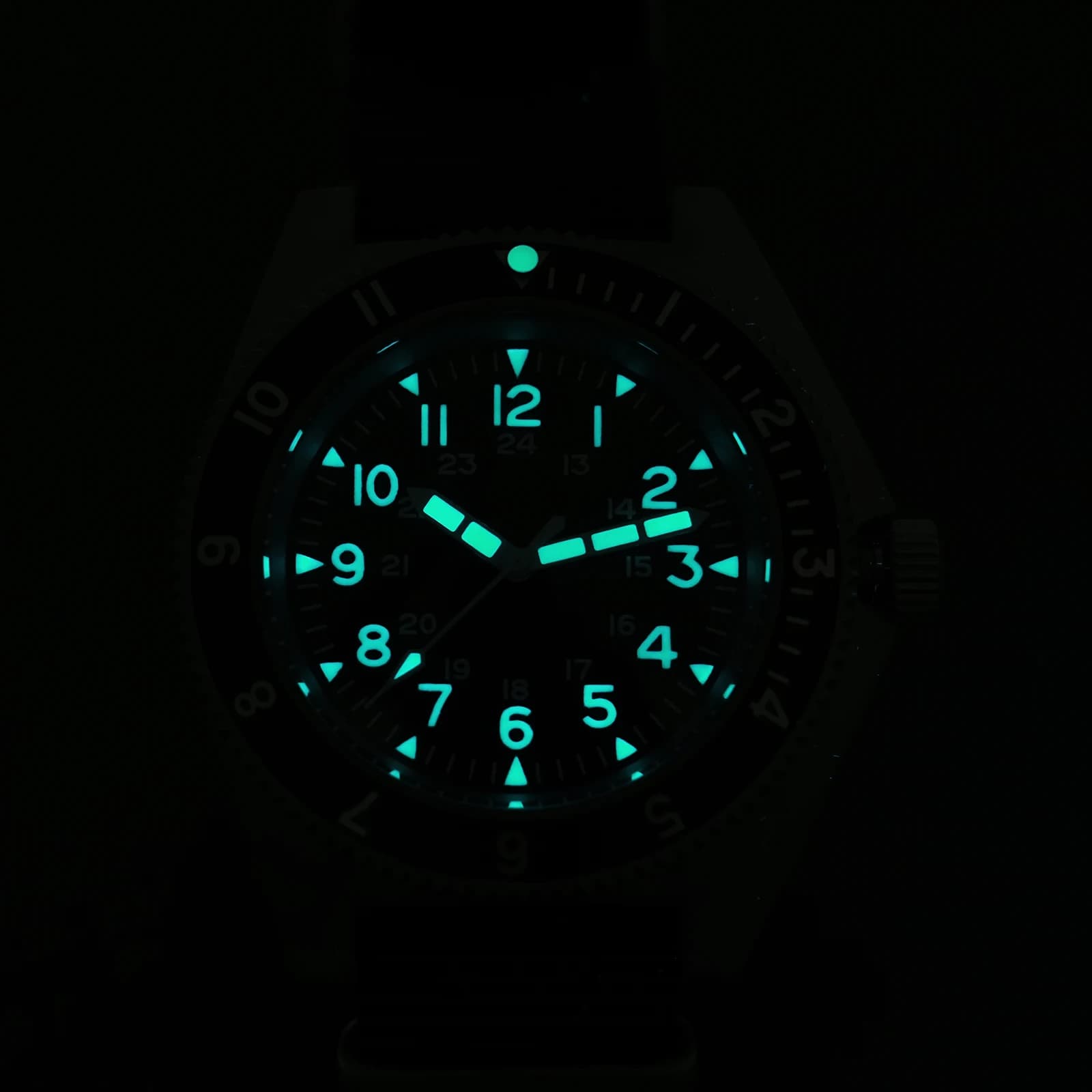 Watchdives WD1972 montre à Quartz VH31 balayage secondes mouvement saphir cristal BGW9 lumineux 20Ba