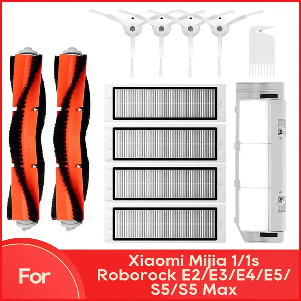Compatible avec Xiaomi Mi Robot Vacuum Cleaner 1 / 1S SDJQR01RR SDJQR02RR Roborock E2 E3 E4 E5 S4 S4