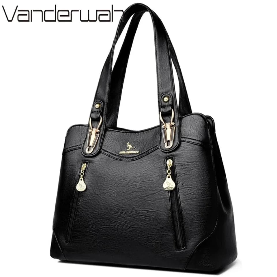Véritable marque écorce modèle en cuir fourre-tout décontracté A4 grands sacs à main de luxe femmes 