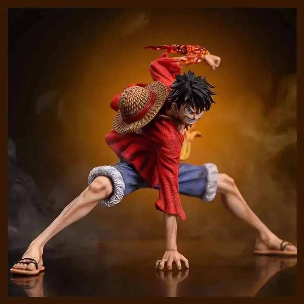 Monkey D de 18cm, une pièce Figurines d'action de style combat pour enfants, collection d'anime, mod