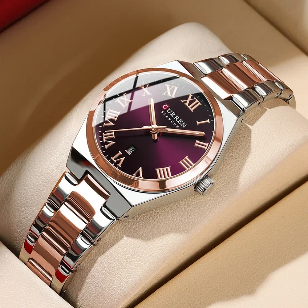 CURREN montre femmes, montres pour femmes, montres pour dames, robe de mode étanche Bracelet en acie