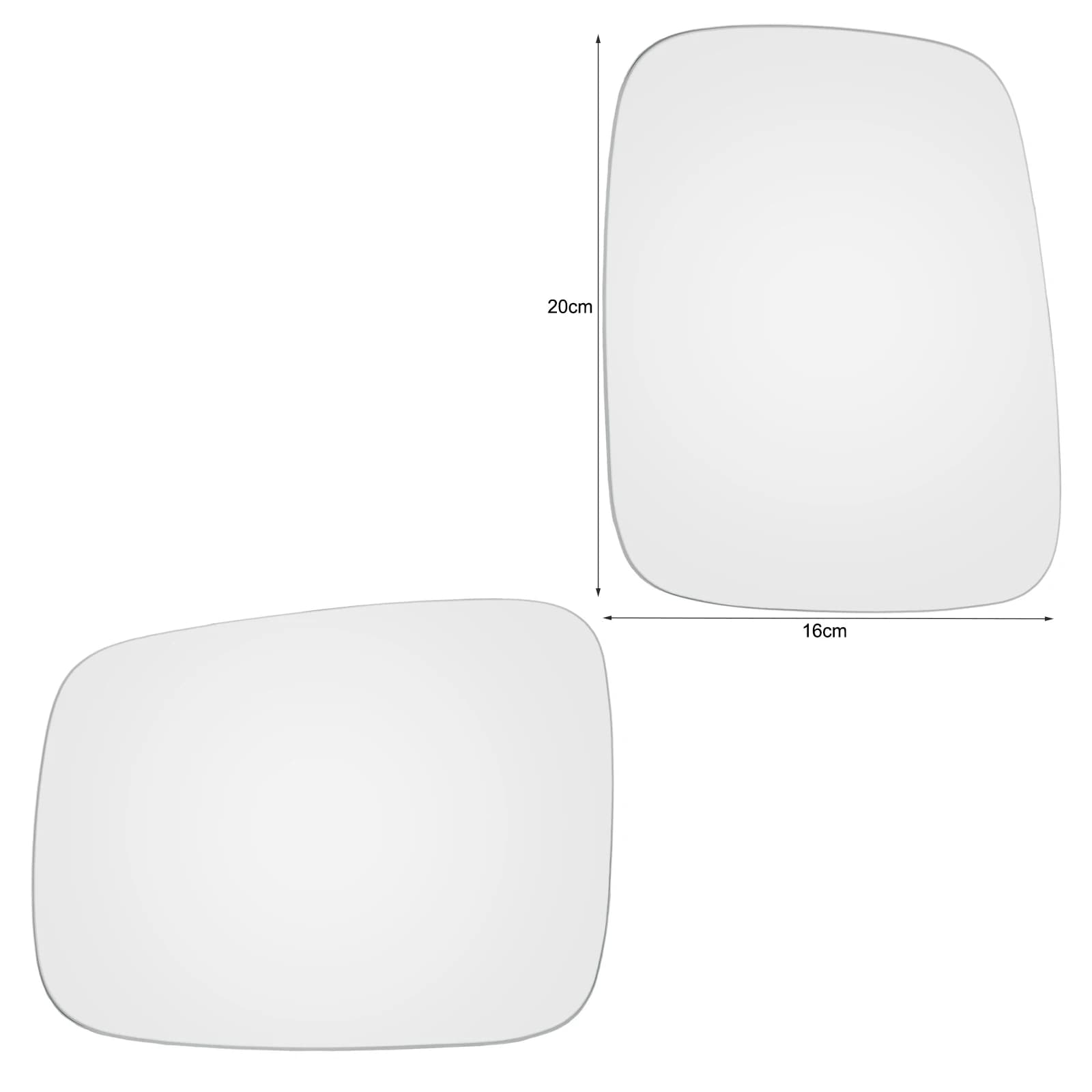 Verre de rétroviseur sans plaque de support, pour Volkswagen VW Transporter T4 1990 – 2003