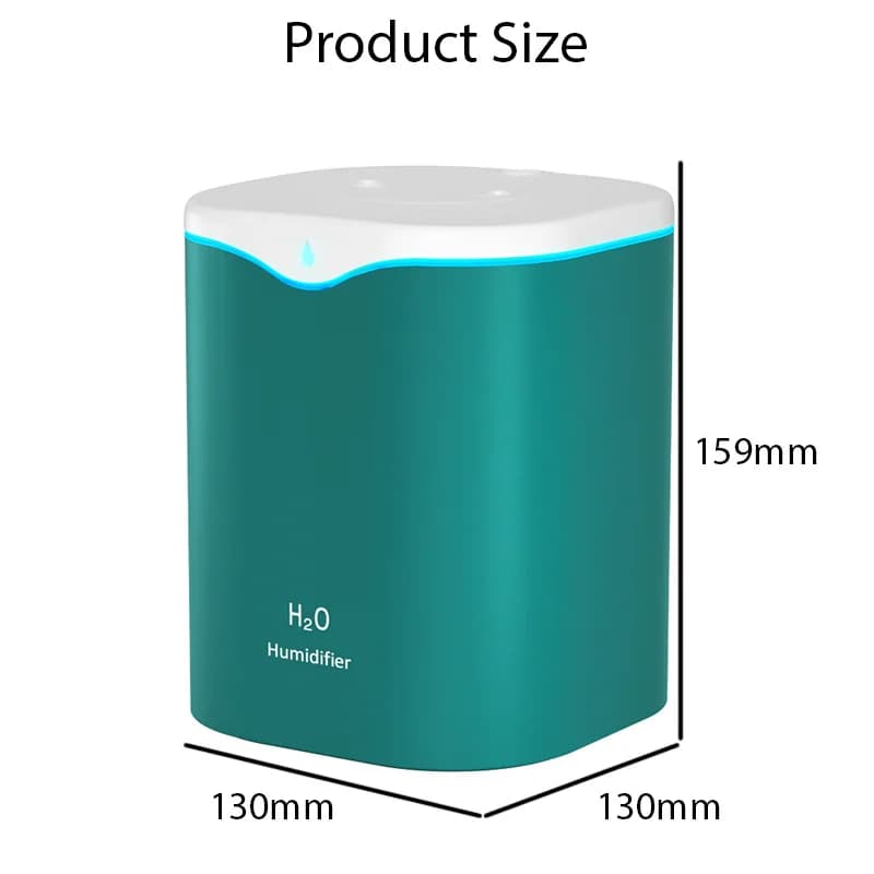 Humidificateur d'air USB 2000ML, Double Port de pulvérisation, huile essentielle, aromathérapie, bru