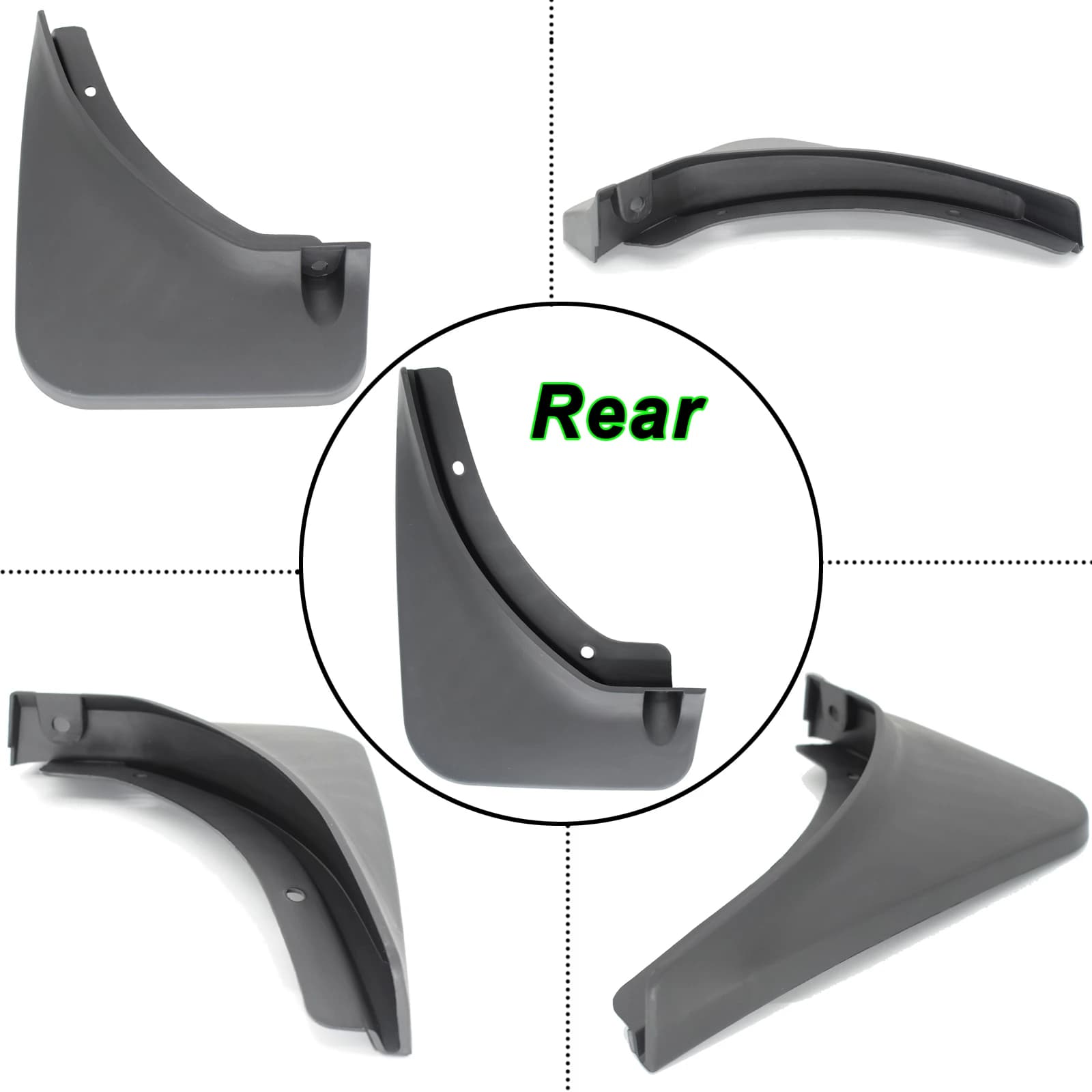 4x/ensemble garde-boue de voiture moulé garde-boue pour Kia Seltos SP2 2019 2020 2024 garde-boue gar