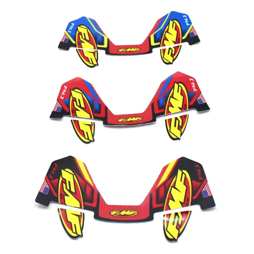 FMF autocollant 4T moto silencieux d'échappement tuyau décalcomanies étanche (30 cm x 17 cm) univers