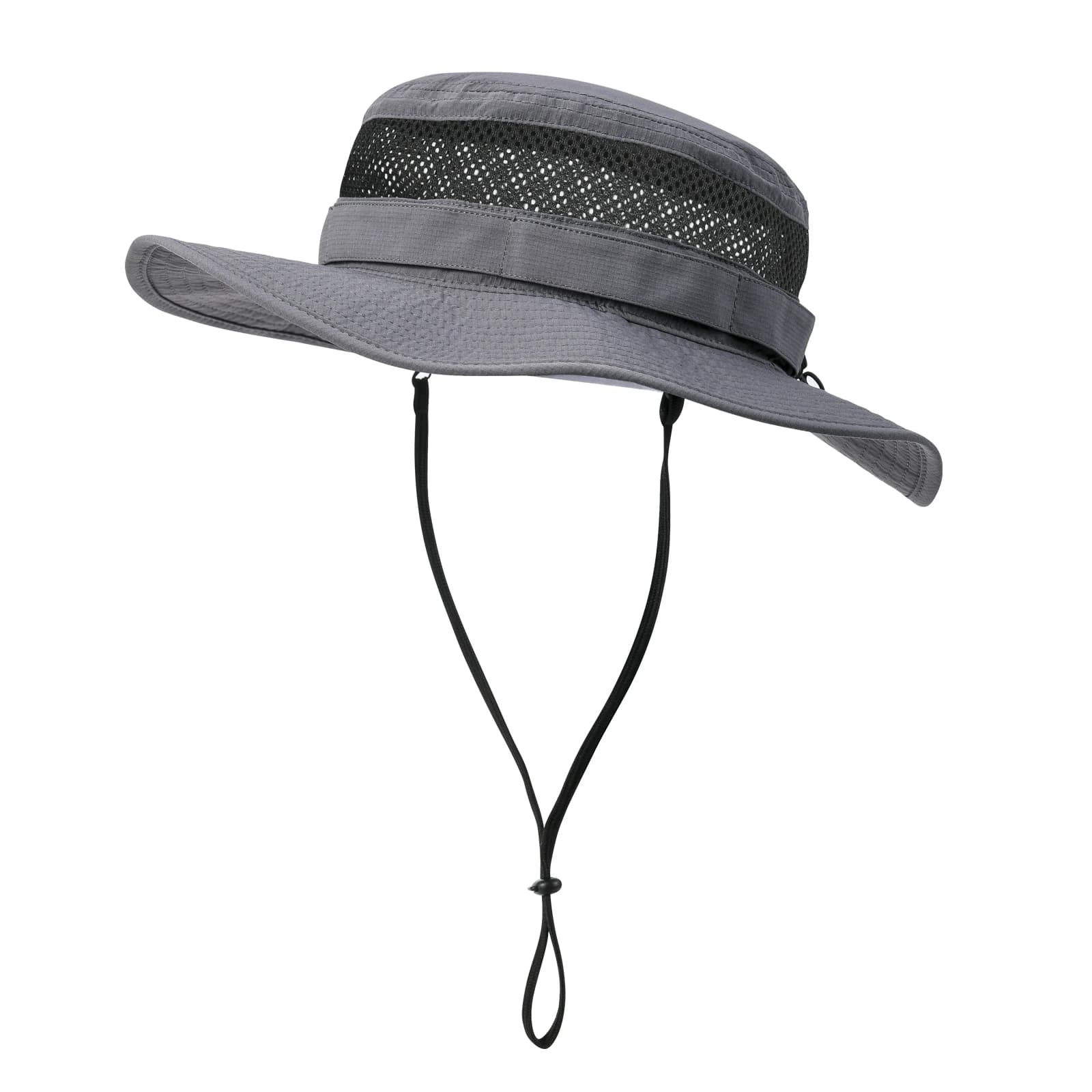 JGNGOUL Chapeau de soleil classique pour homme, chapeau de cowboy respirant, protection solaire UPF 