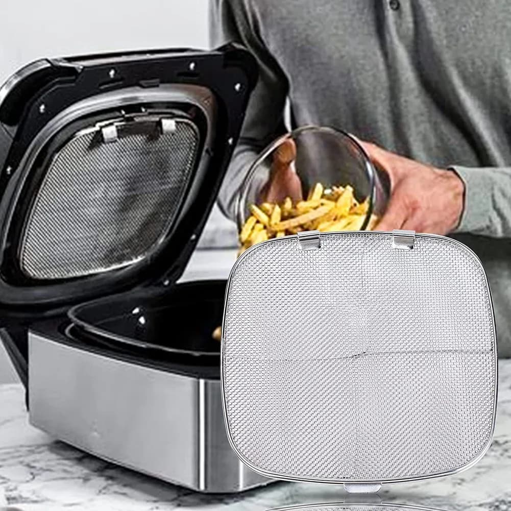 Pare-Éclaboussure de Remplacement en Acier Inoxydable, Grille Intérieure 5 en 1, pour Ninja Foodi AG