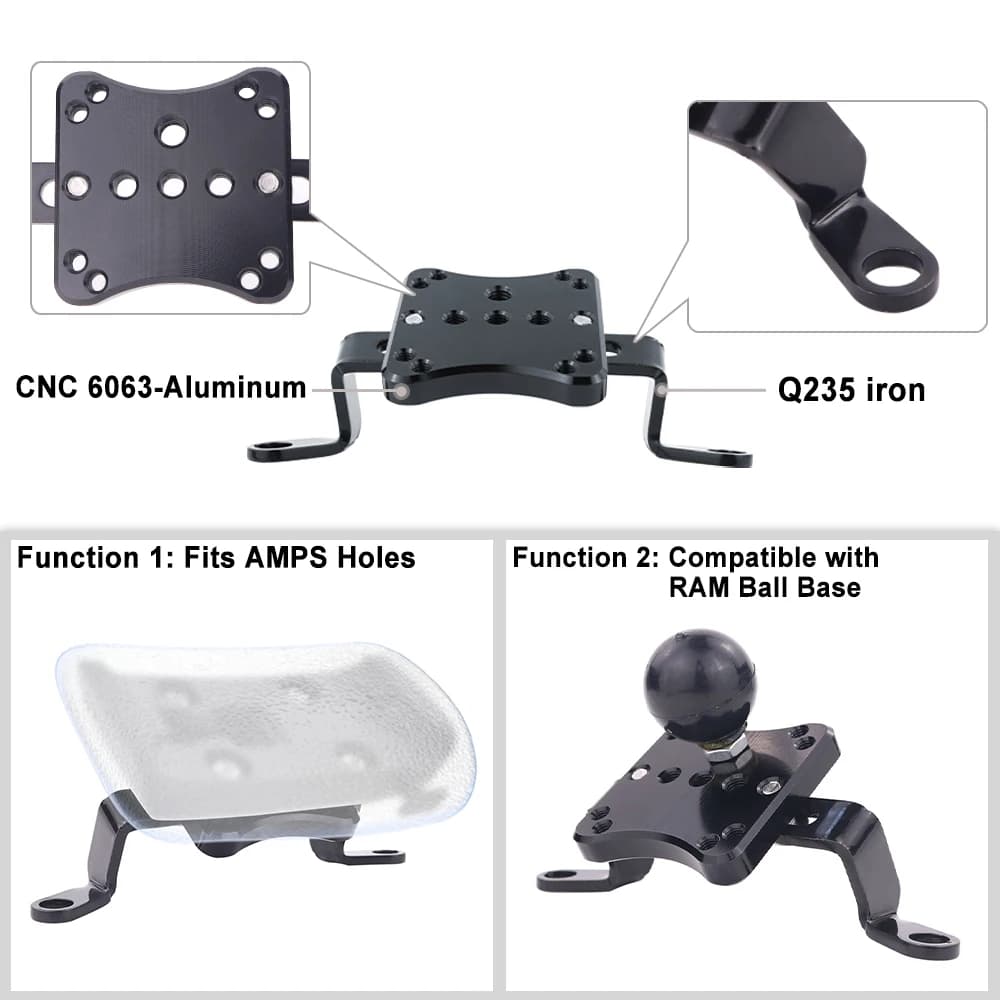 Support de téléphone pour cadre de navigation GPS, support rapide pour YAMAHA FZ6R TDM 850 900 XG 25