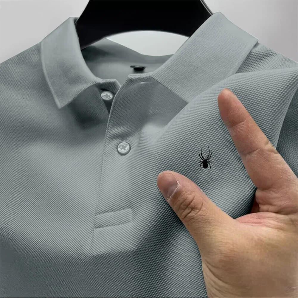 Nouveau t-shirt polo pour hommes, décontracté et polyvalent, de haute qualité, à manches courtes, im