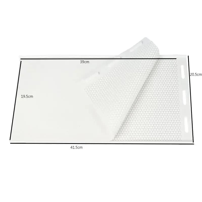 Moule de base en accent d'abeille en PVC souple, feuille de presse à la cire d'abeille, moule de bas