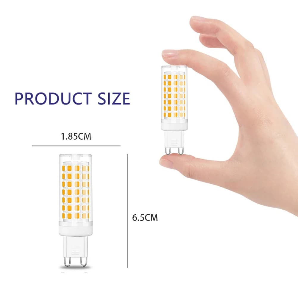 Ampoule de maïs LED G9 super lumineuse, céramique 690strada, sans filtre, lumière LED pour lustres e