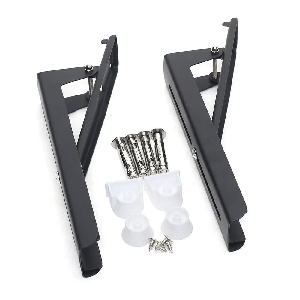 Étagère extensible pliable et robuste, support mural à 2 supports pour four à micro-ondes
