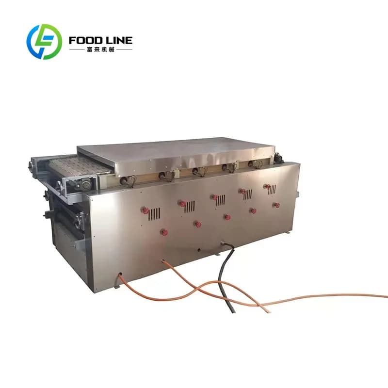 Pizza industrielle de taille personnalisée faisant la ligne de production automatique congelée de pi