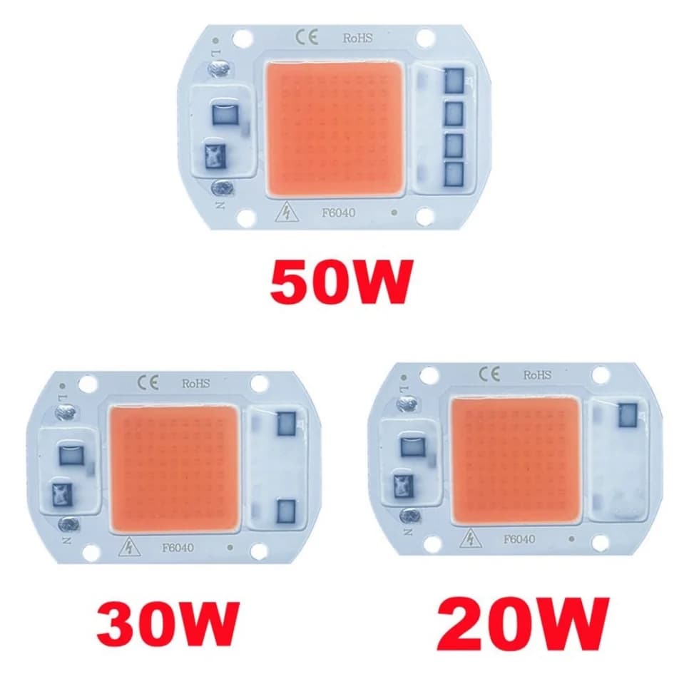 Puce de lampe LED COB, pas besoin de pilote, perles de lampe LED pour budgétaire, spectre complet, b
