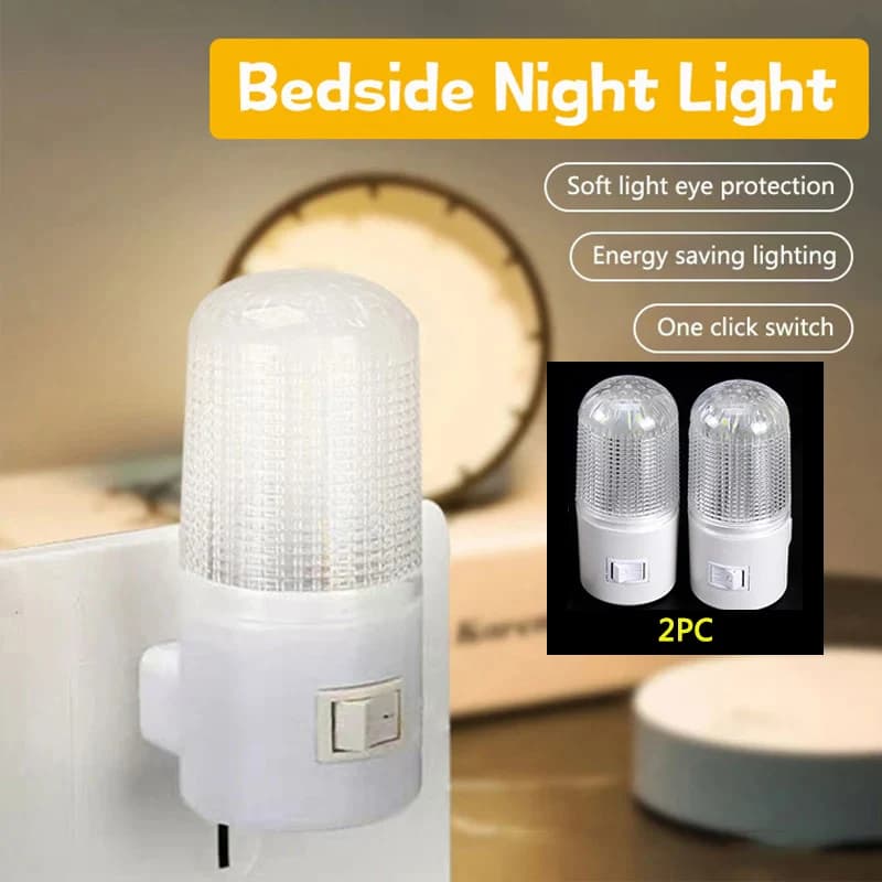 LED veilleuse US/EU Plug économie d'énergie chambre lumière salon chambre couloir éclairage à la mai