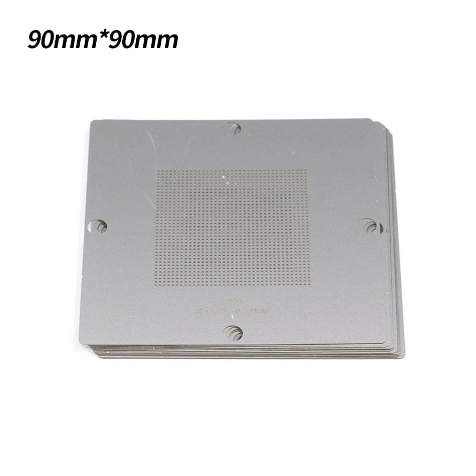 Pochoir universel BGA 80/90mm, ensemble de pochoirs 12 pièces pour ordinateur portable, réparation d