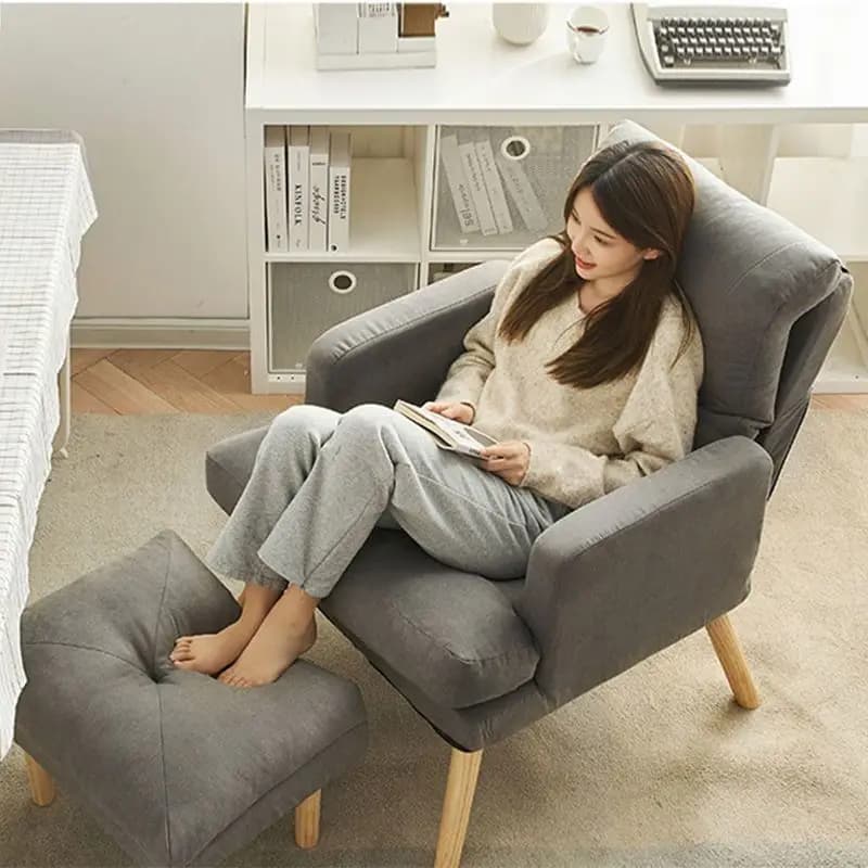Chaise de salon pliante pour une personne, chaise d'ordinateur, canapé, coiffeuse, bureau, maison, b