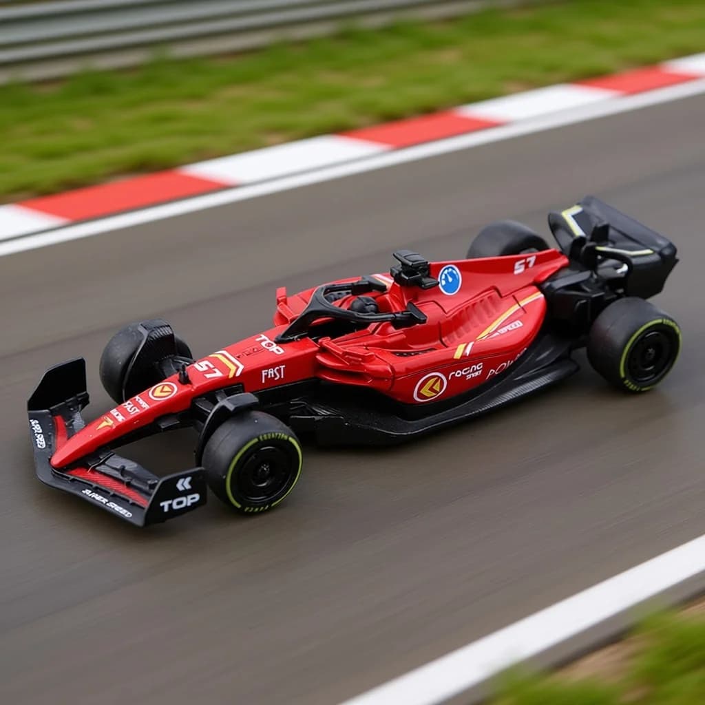 (ACagé) Jouet de voiture de course modèle en alliage 1.43, voiture de course à traction en alliage d