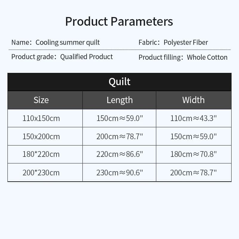 2025 nouveau japonais polyester coton matelassé été couette respectueux de la peau lavable léger sty