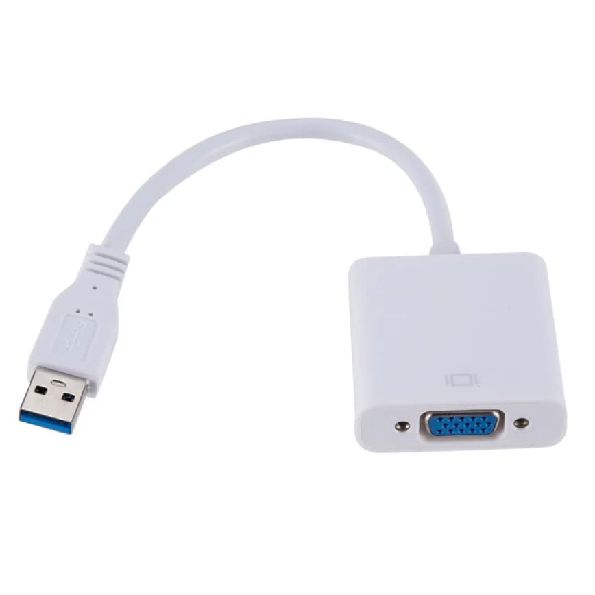 Adaptateur USB vers VGA, convertisseur USB 3.0/2.0 vers VGA, câble vidéo multi-affichage 1080P pour 