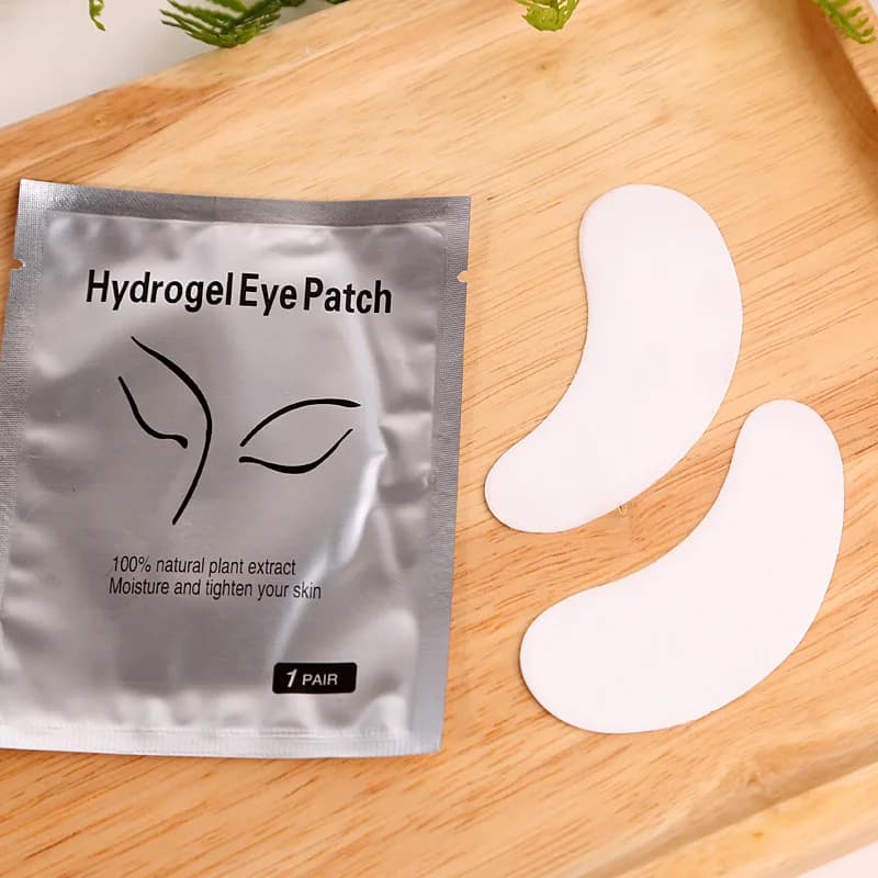 50 paires de patchs pour cils sous les yeux, coussinet d'isolation pour les yeux, élimine l'hydrogel