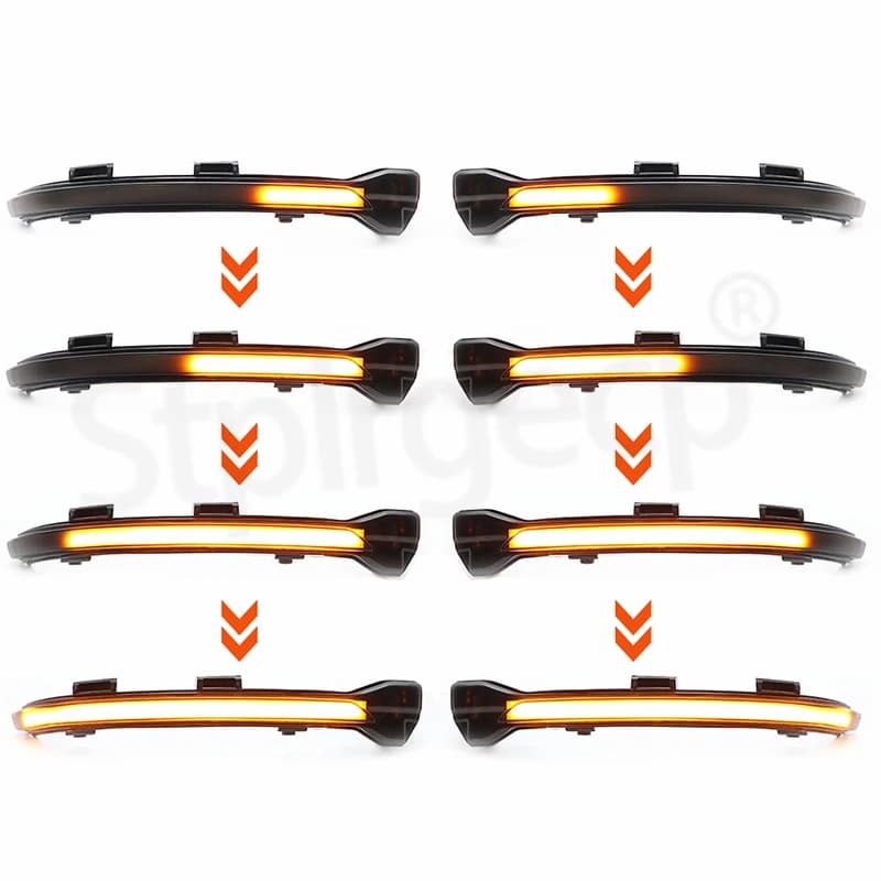 Clignotant dynamique LED pour VW Golf 7 GTI R GTE GTD MK7.5 13-19 Touran Jetta MK7, indicateur de ré