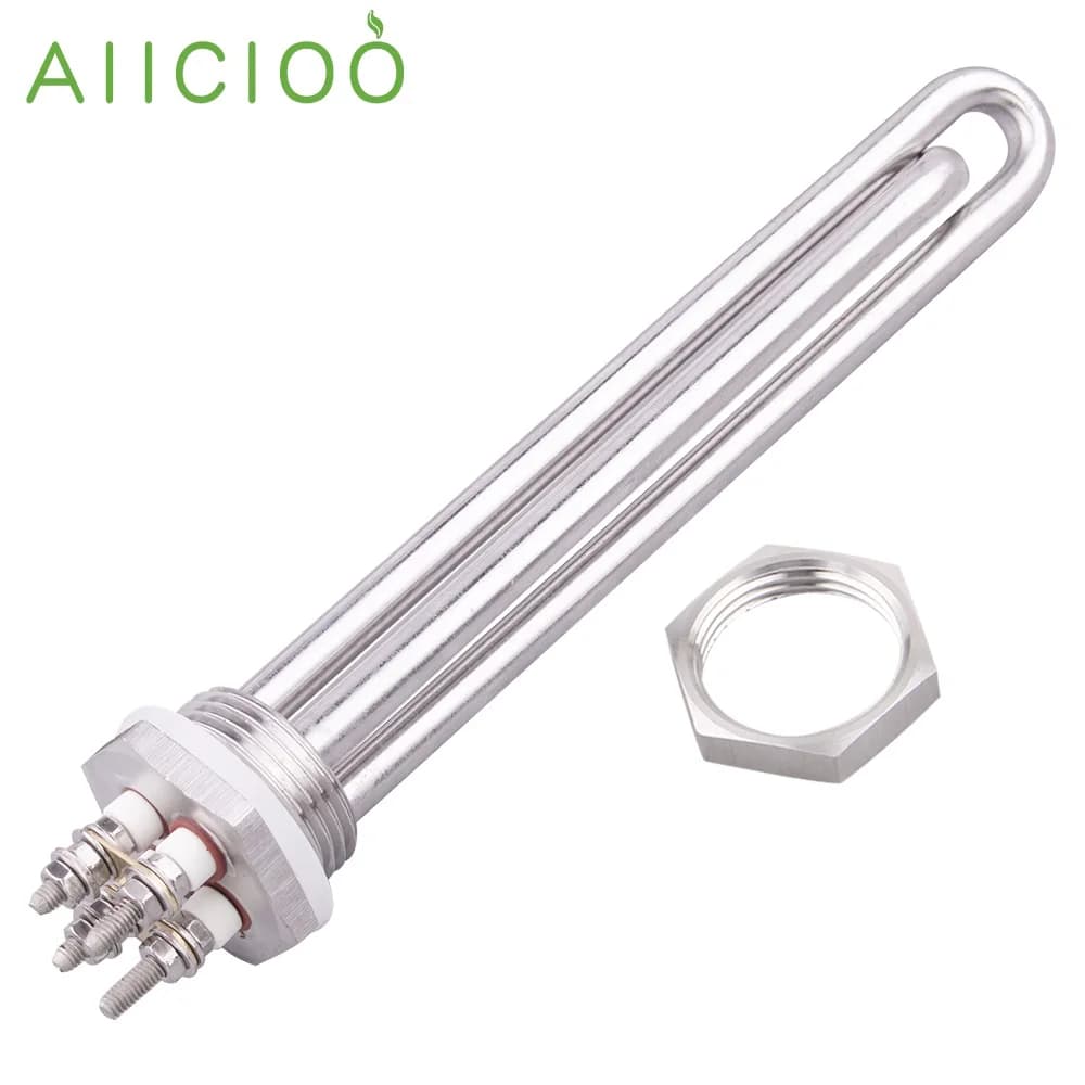 Élément chauffant 12V, eau d'immersion, 1 pouce, BSP DN25, 100W, 200W, 300W, 400W, 600W, chauffage t
