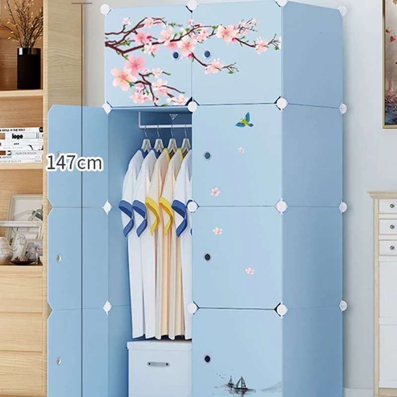Cloisons de garde-robe simples pour maquillage, Cube pour vêtements de bébé, chambre à coucher, orga
