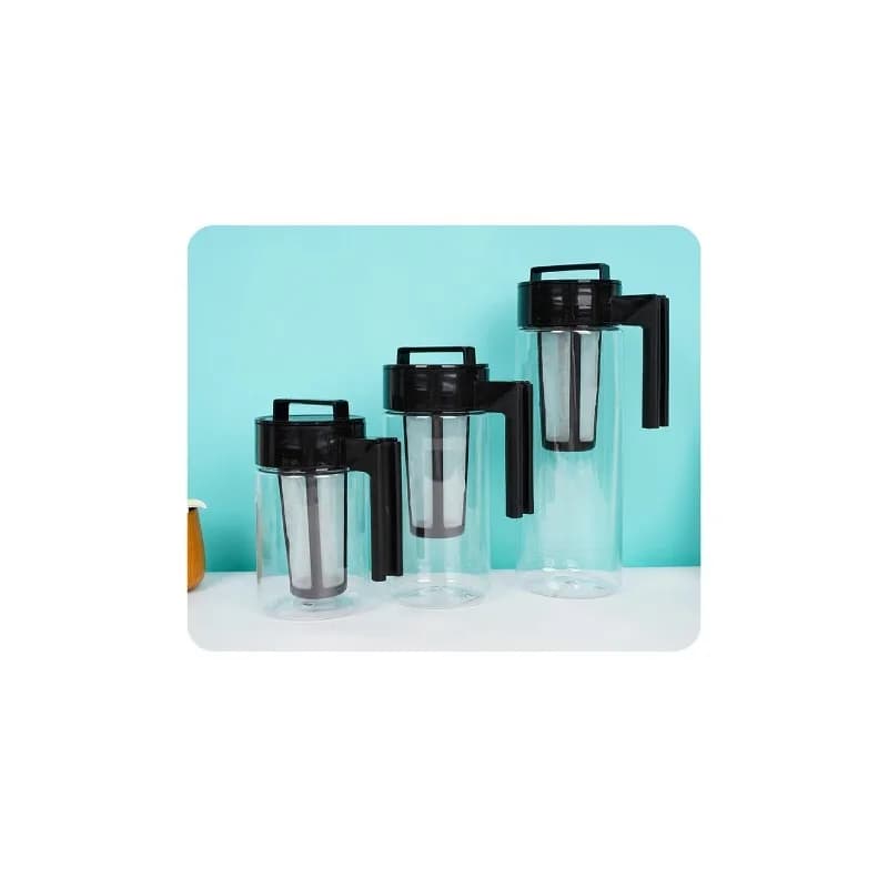 Cafetière glacée à infusion froide, 900ML, 1300ml, 2000ml, avec filtre à café et poignée, théière à 