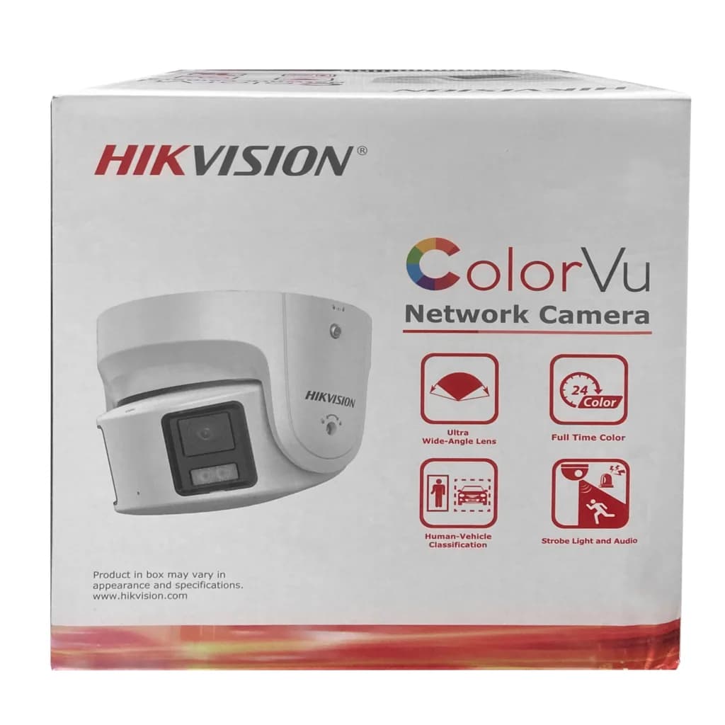 Hikvision-Caméra IP 8MP Guardian TurnVu Tourelle DS-2CD2387G2P-LSU/SL 4K Sécurité Double Objectif do