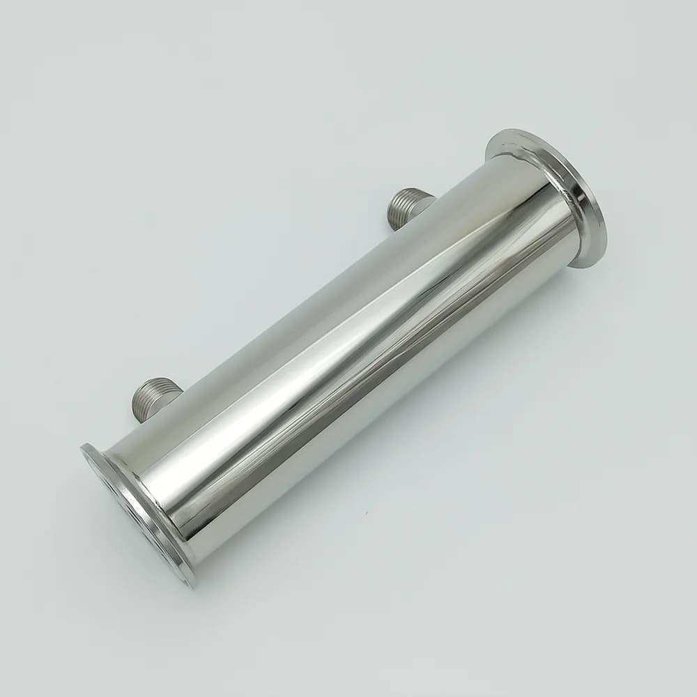 Dephlegmator 2 "51mm(OD64mm) 304 condensateur de Reflux en acier inoxydable hauteur 200mm à l'intéri