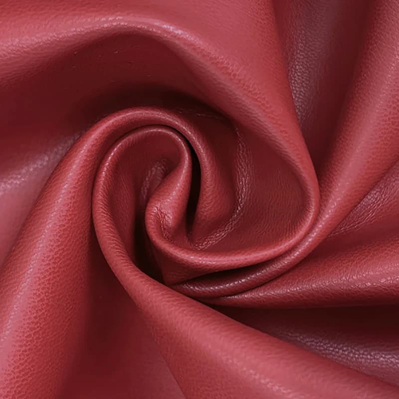 Modigirl automne hiver rouge Faux cuir vestes femmes 2024 nouveaux vêtements d'extérieur manches lon