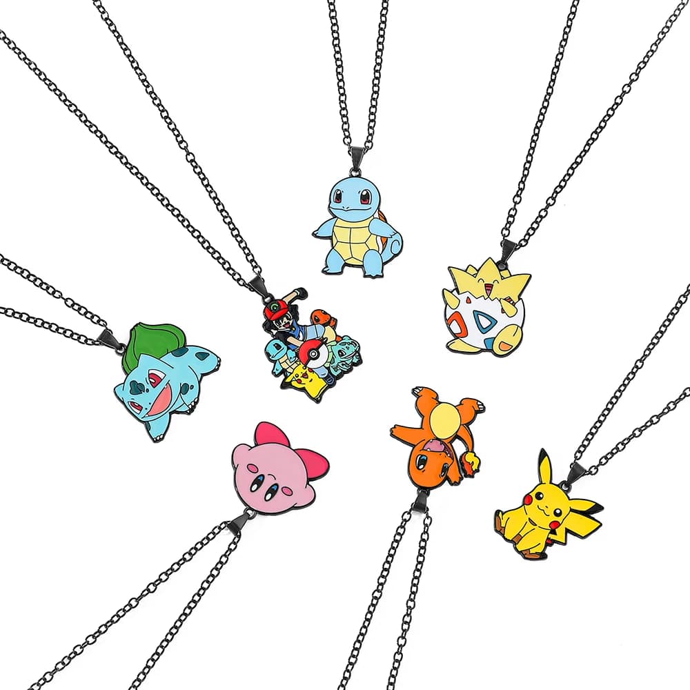 Jouet en métal Pokemon Anime, figurine mignonne, Pikachu, écureuil, Psycanard, Charmander, décoratio