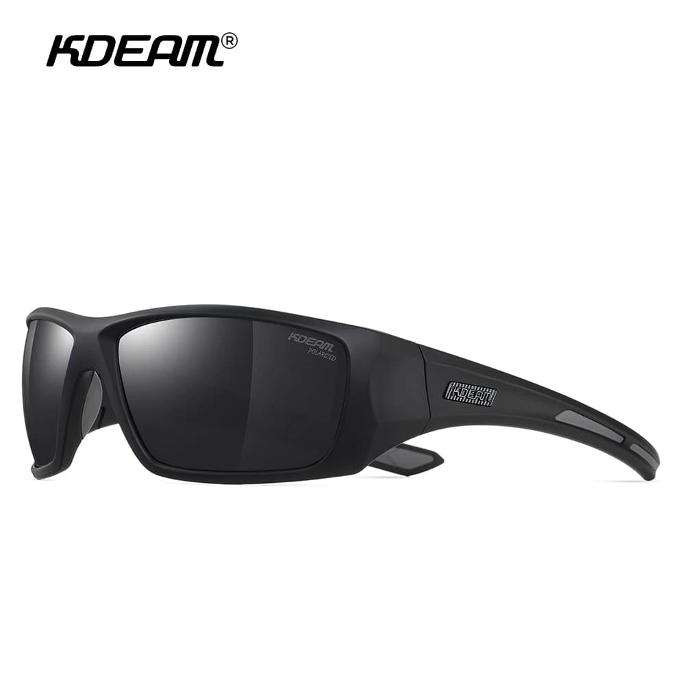KDEAM-Lunettes de soleil d'équitation en matériau TR90 pour hommes, lunettes de soleil de cyclisme d