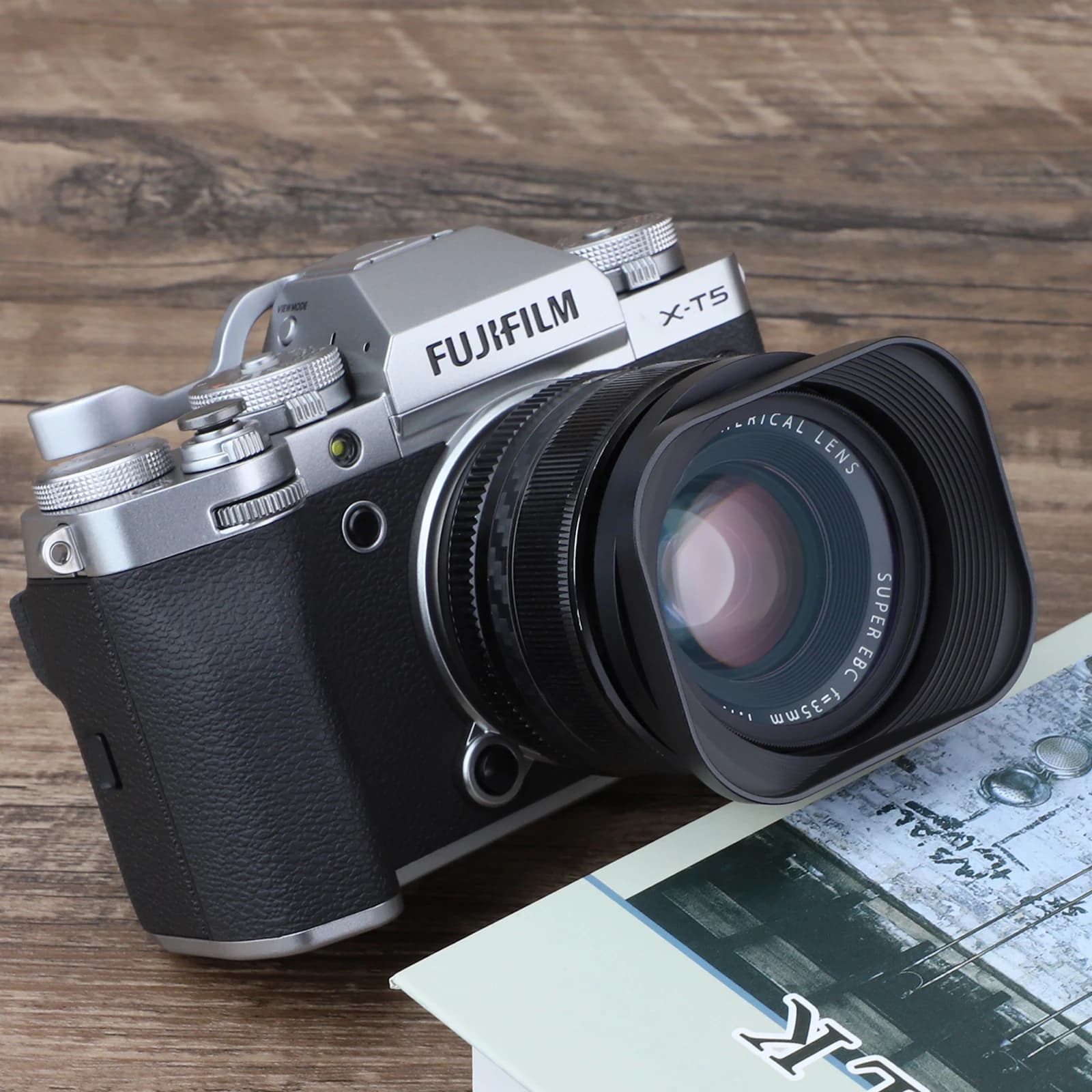 Haoge LH-X53 carré métal pare-soleil pour Fujifilm Fuji Fujinon XF 35mm F1.4 R / XF35mm/F1.4 R xf18m