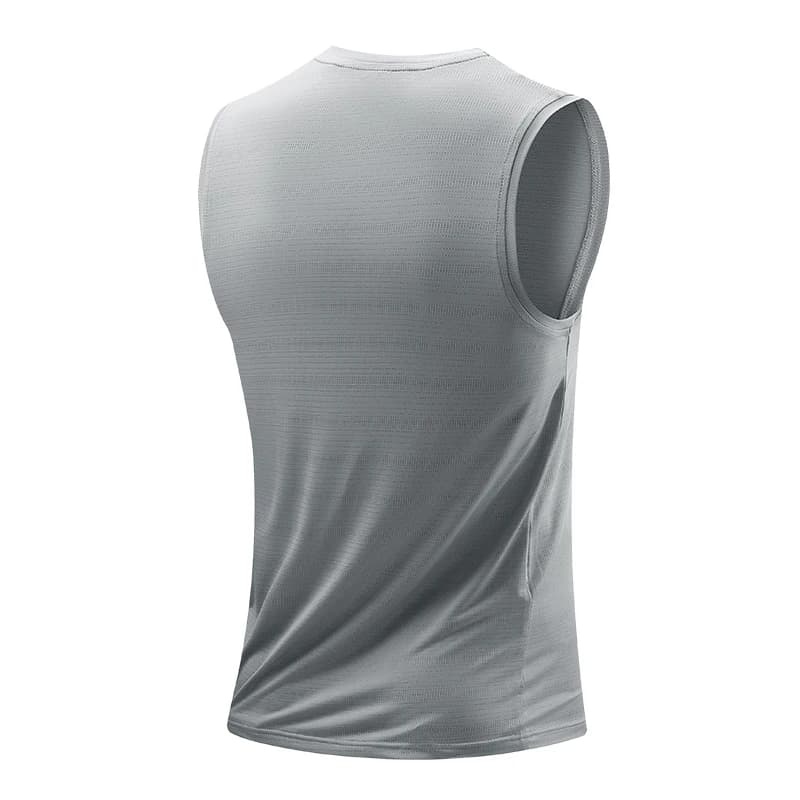 CHRLCK gilet de course pour hommes séchage rapide débardeur de gymnastique hommes Fitness chemise sa