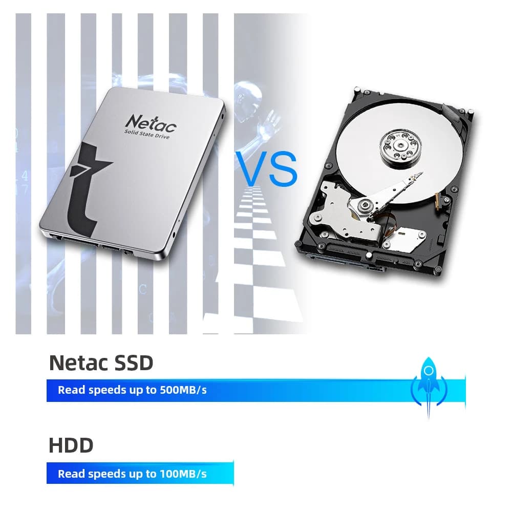 Netac SSD 1 to 2 to SATA 2.5 disque dur SSD 128 go 256 go 512 go SSD Dirve disque SSD pour ordinateu