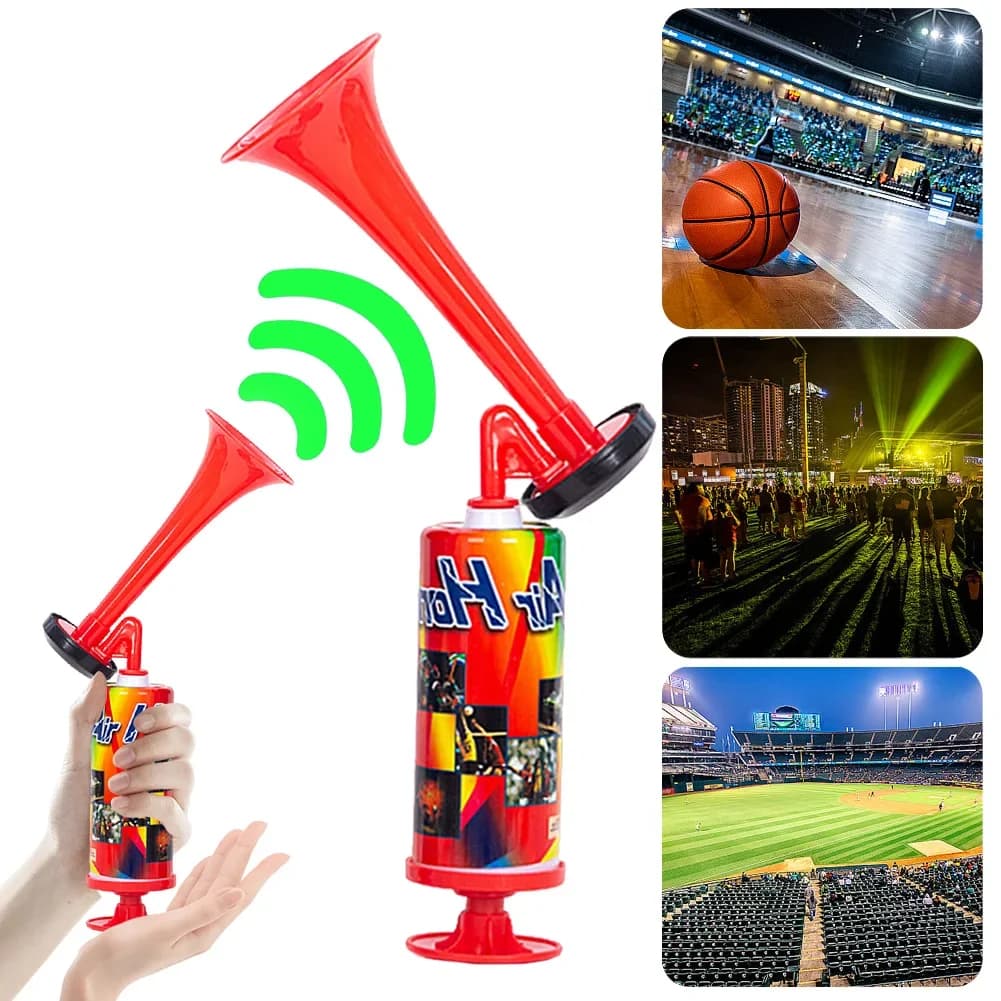 Corne à air pour jeu de football, stade de football, déterminer les cornes à air, trompent vocale fo