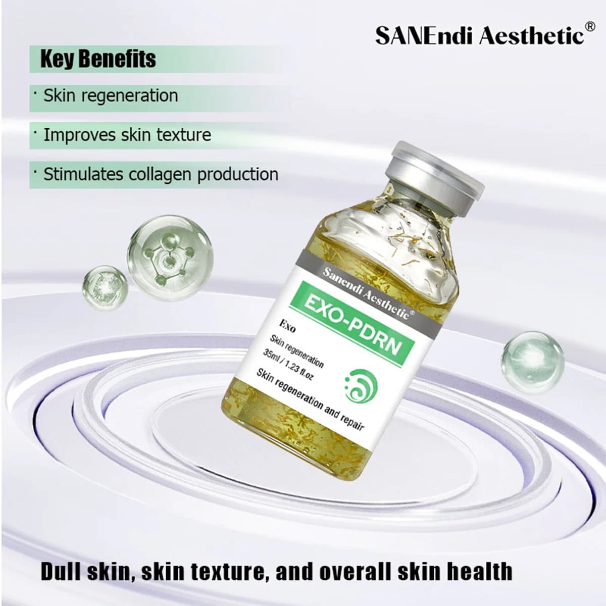 Exosomes Exo-Bio Sérum PDRN Saumon ADN Dermapen Sérum hydratant pour le visage HA Skin It Répare la 