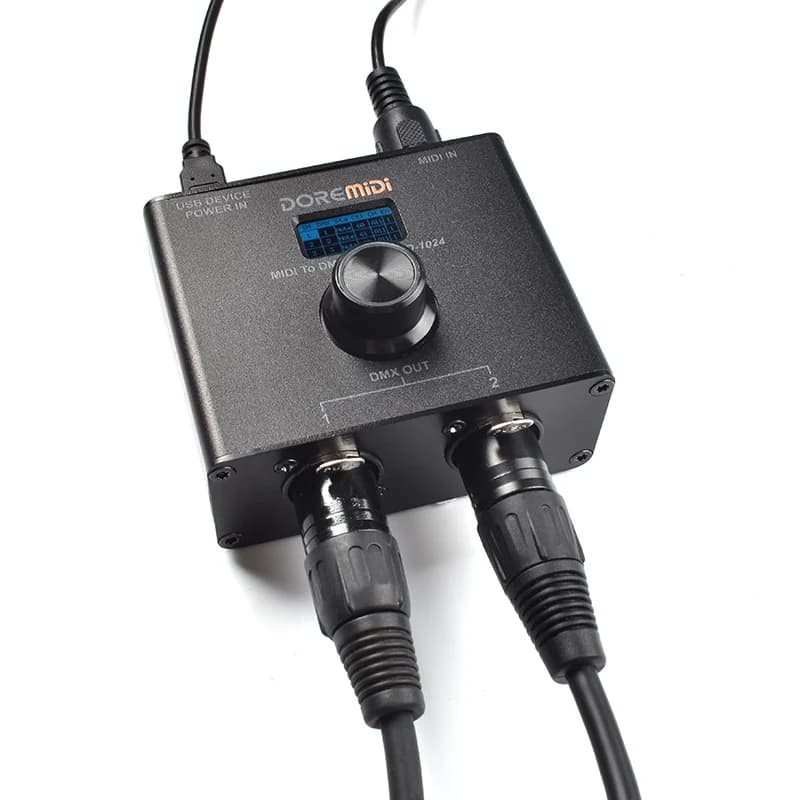 DOREata Di acity I vers le contrôleur DMX (MTD-1024) peut convertir des messages d'acity I en messag