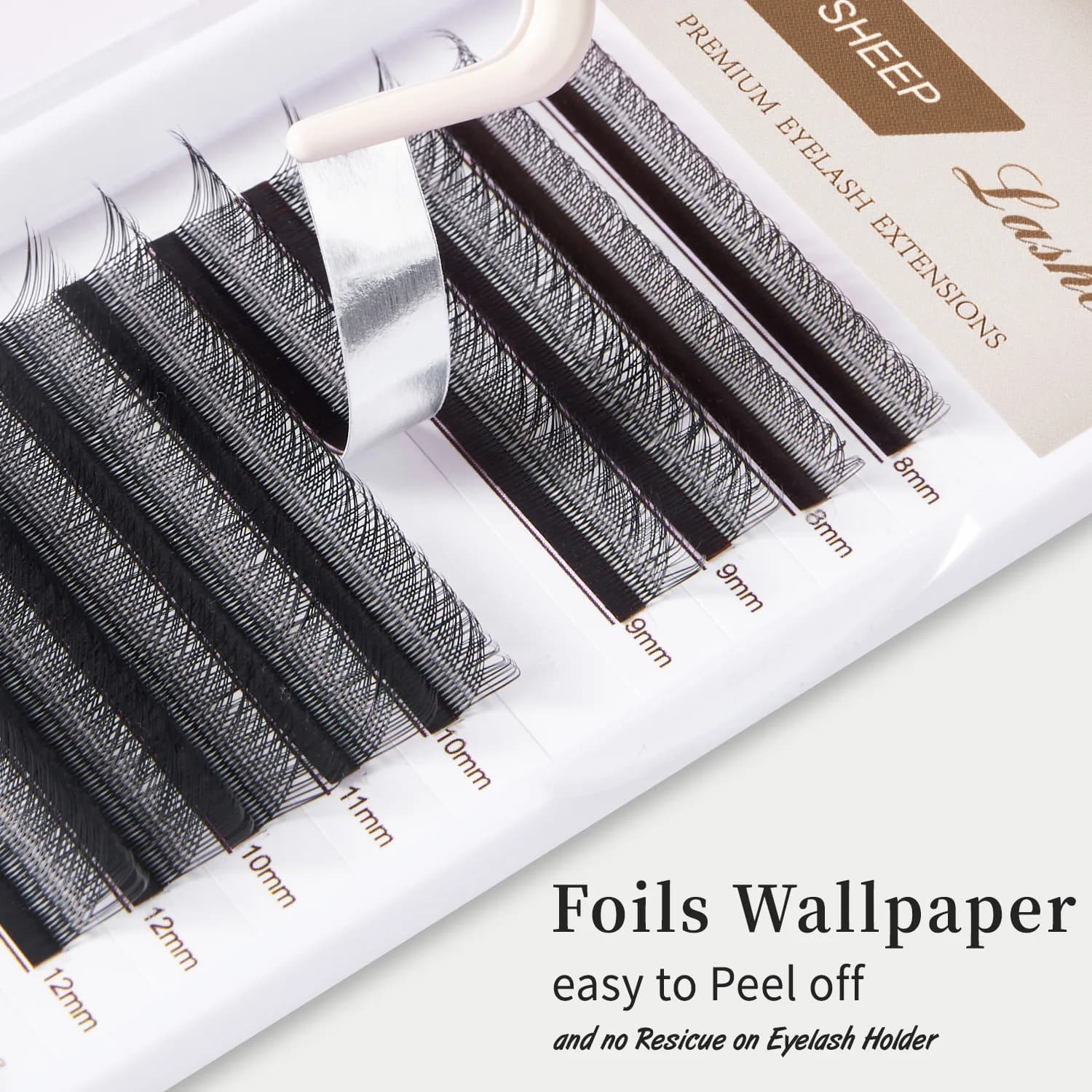 SEXYSHEEP 10 étuis/Lot C D Curl 3D 4D 5D 6D Faux cils de vison Extension cils individuels Faux cils 