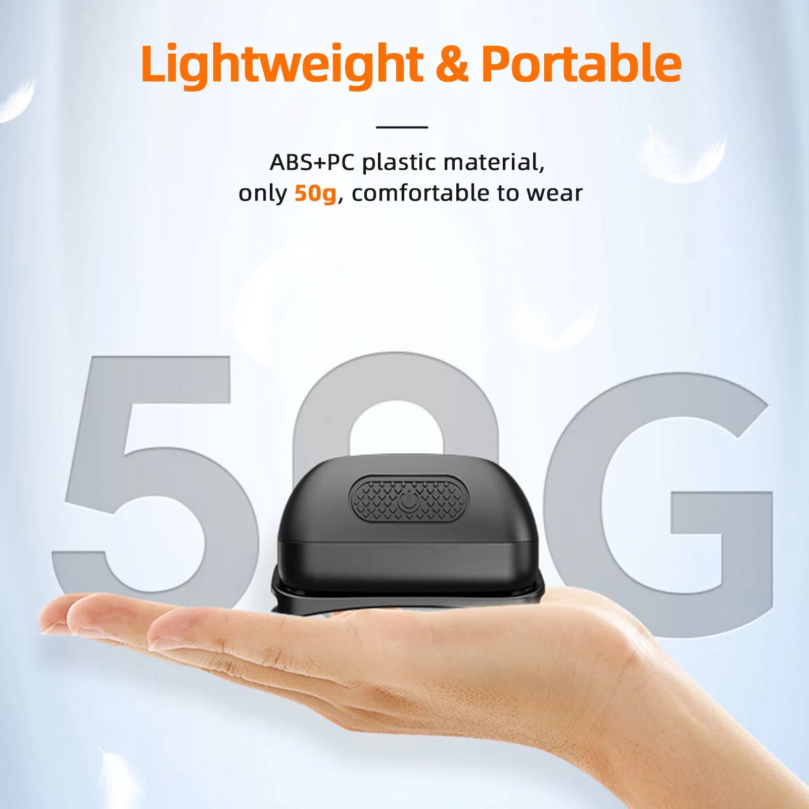 Lampe frontale LED rechargeable puissante SUPERFIRE HL05 Series Mini avec capteur, idéale pour la pê