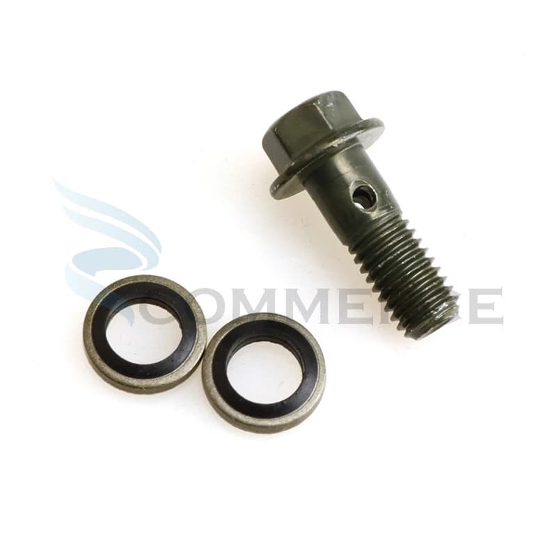 M8/M10x1.25 maître-cylindre de frein tuyau d'huile vis Banjo boulon moto Tube universel vis boulons 