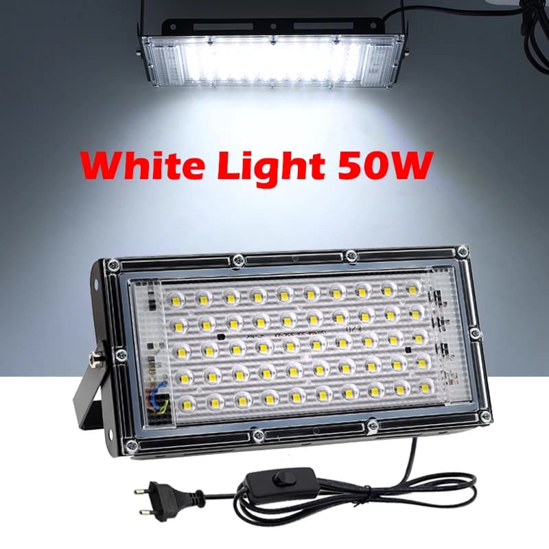 50W/100W cour extérieure mur couleur lumière blanc lumière chaude RGB avec télécommande Statue lumiè