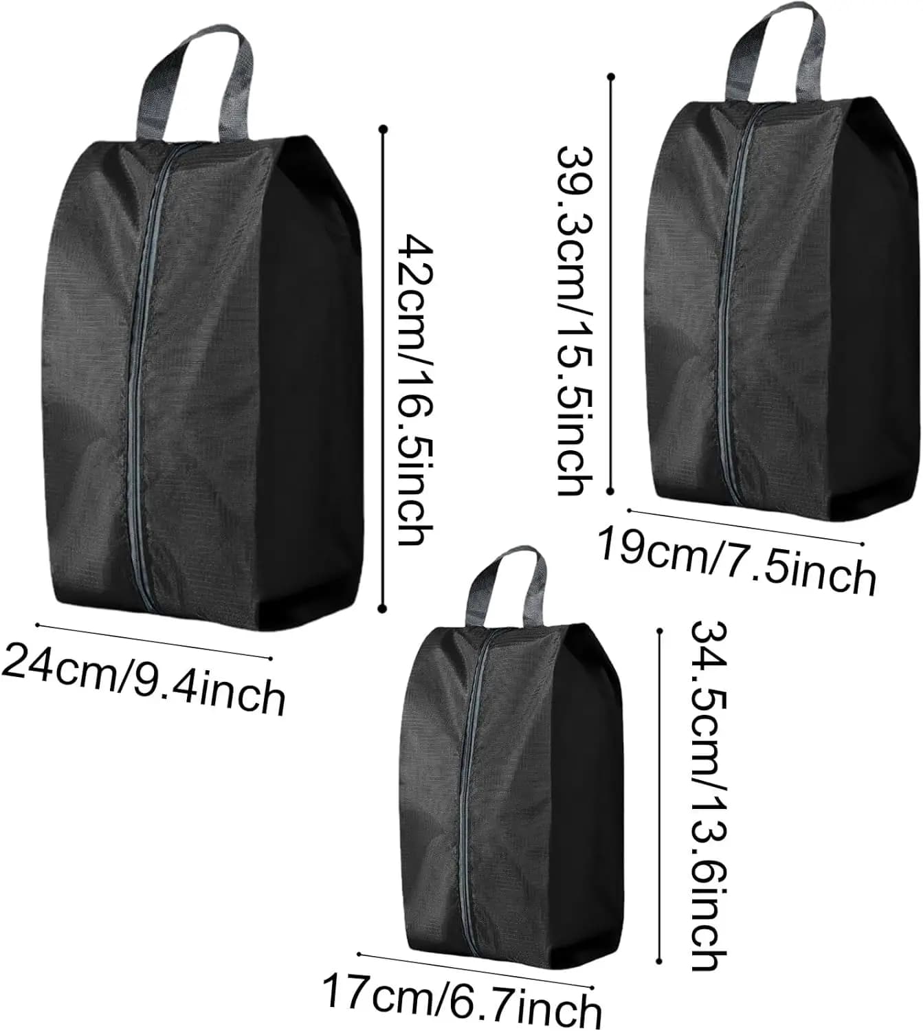 Sac à chaussures étanche Portable 3 tailles, sac de rangement multifonctionnel pliable pour voyage e