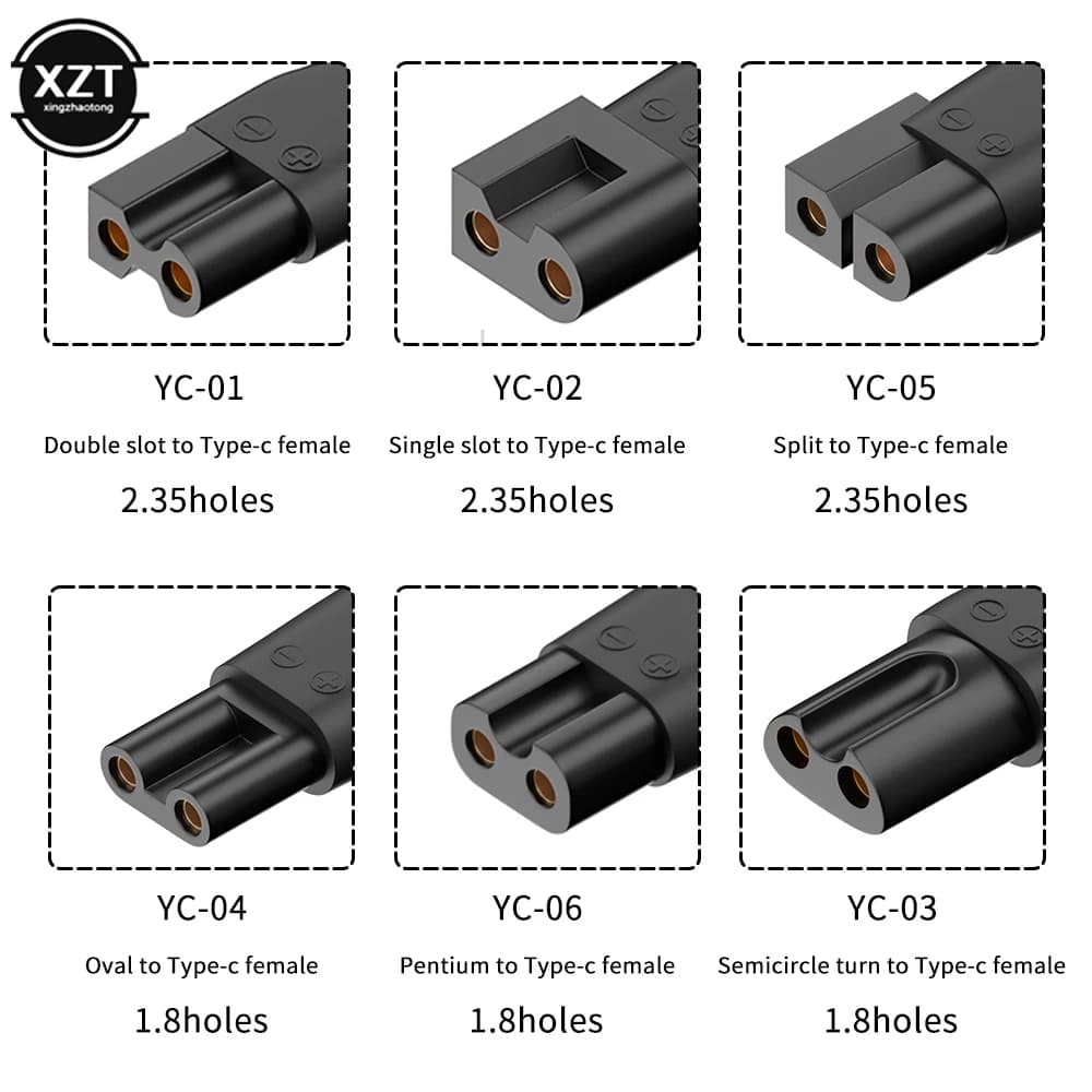 Accessoires pour rasoir électrique, adaptateur de chargeur de rasoir, câble d'alimentation de Type C